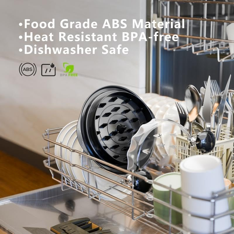 Visible-Lid Meat Shredder