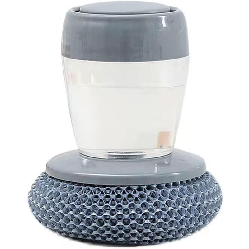Soap-Dispensing PTE Scrubber – Heavy-Duty Kitchen Cleaning Tool
