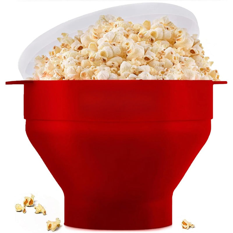 Collapsible Silicone Microwave Popcorn Popper