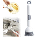 Adjustable Dish Brush with Soap Dispenser