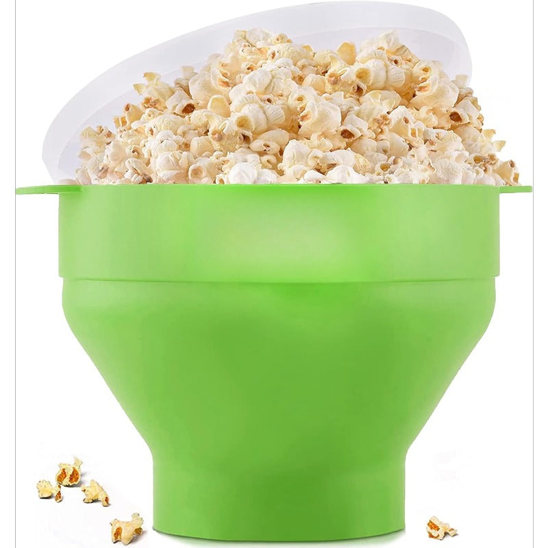 Collapsible Silicone Microwave Popcorn Popper