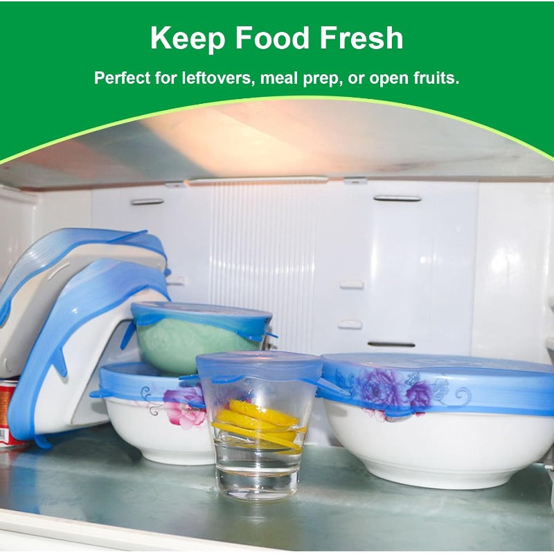 Reusable Silicone Lid Set