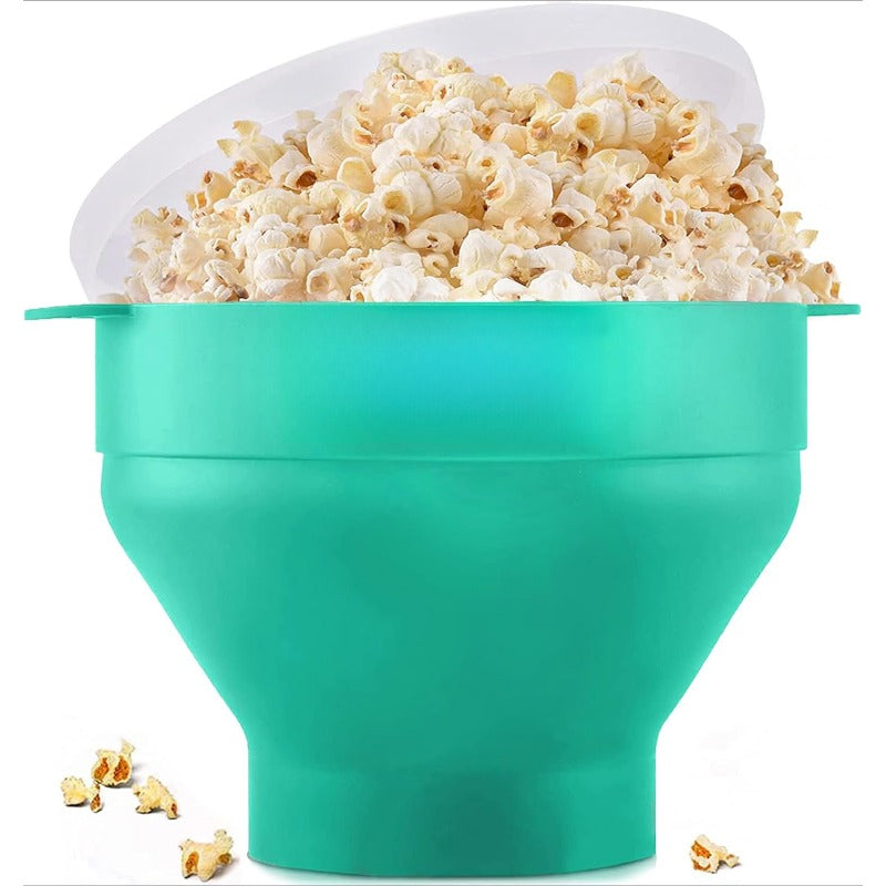 Collapsible Silicone Microwave Popcorn Popper