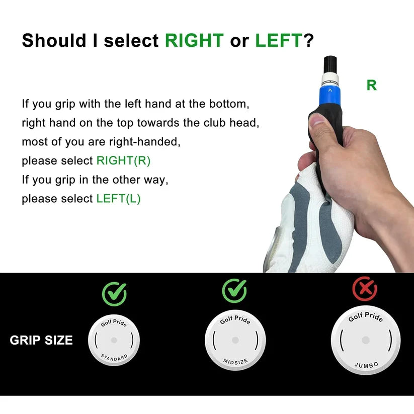 ⛳️🔥Hot Sale 60%Golf Grip Trainer, Fix Swing Grip, Golf Grip Training Aids