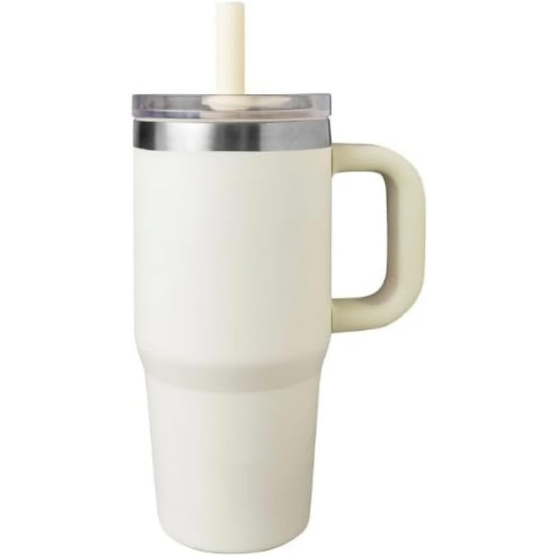Insulated Spill-Proof Straw Cup for Toddlers – Easy Grip & Bite Valve Design