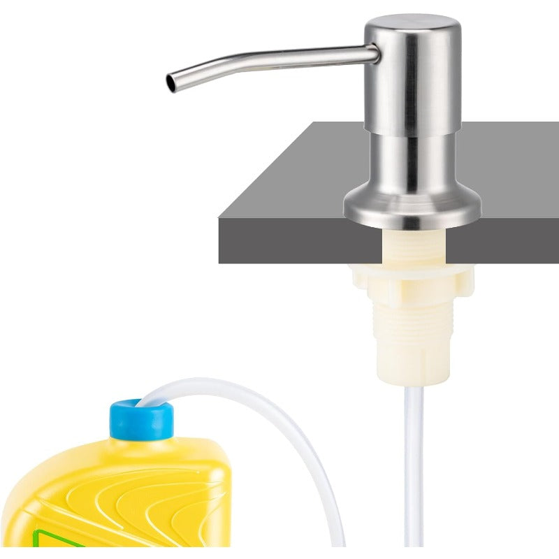 Stainless Steel Built-In Soap Dispenser